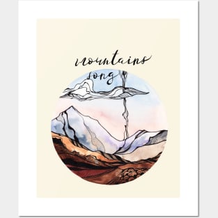 Mountains song Posters and Art